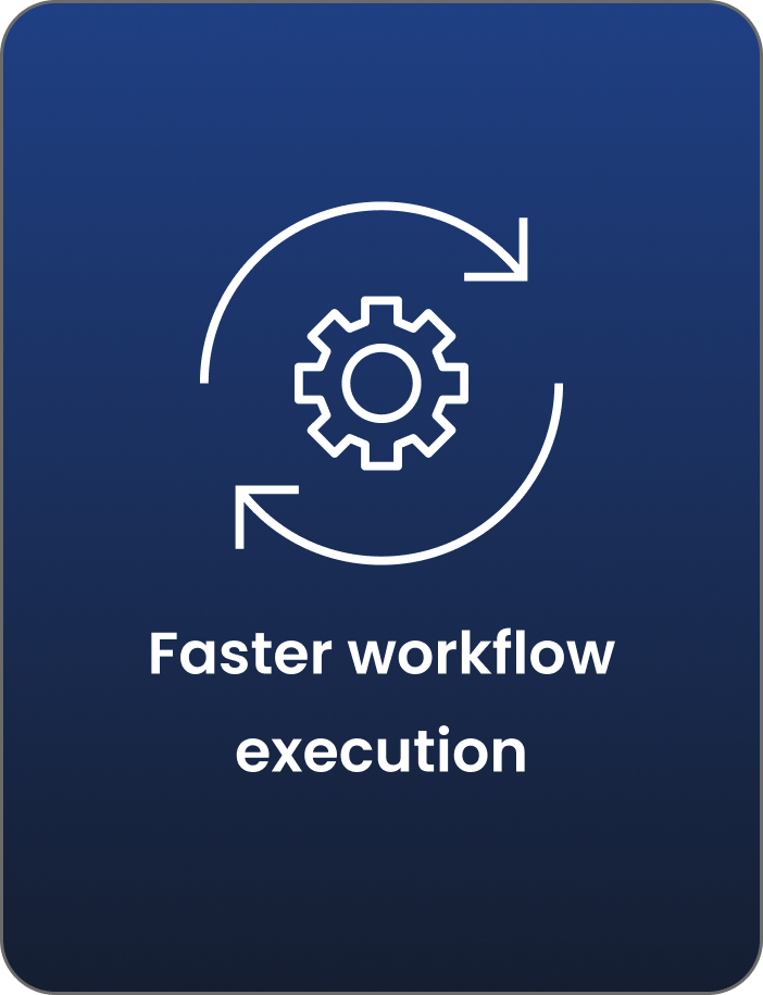 Faster workflow execution